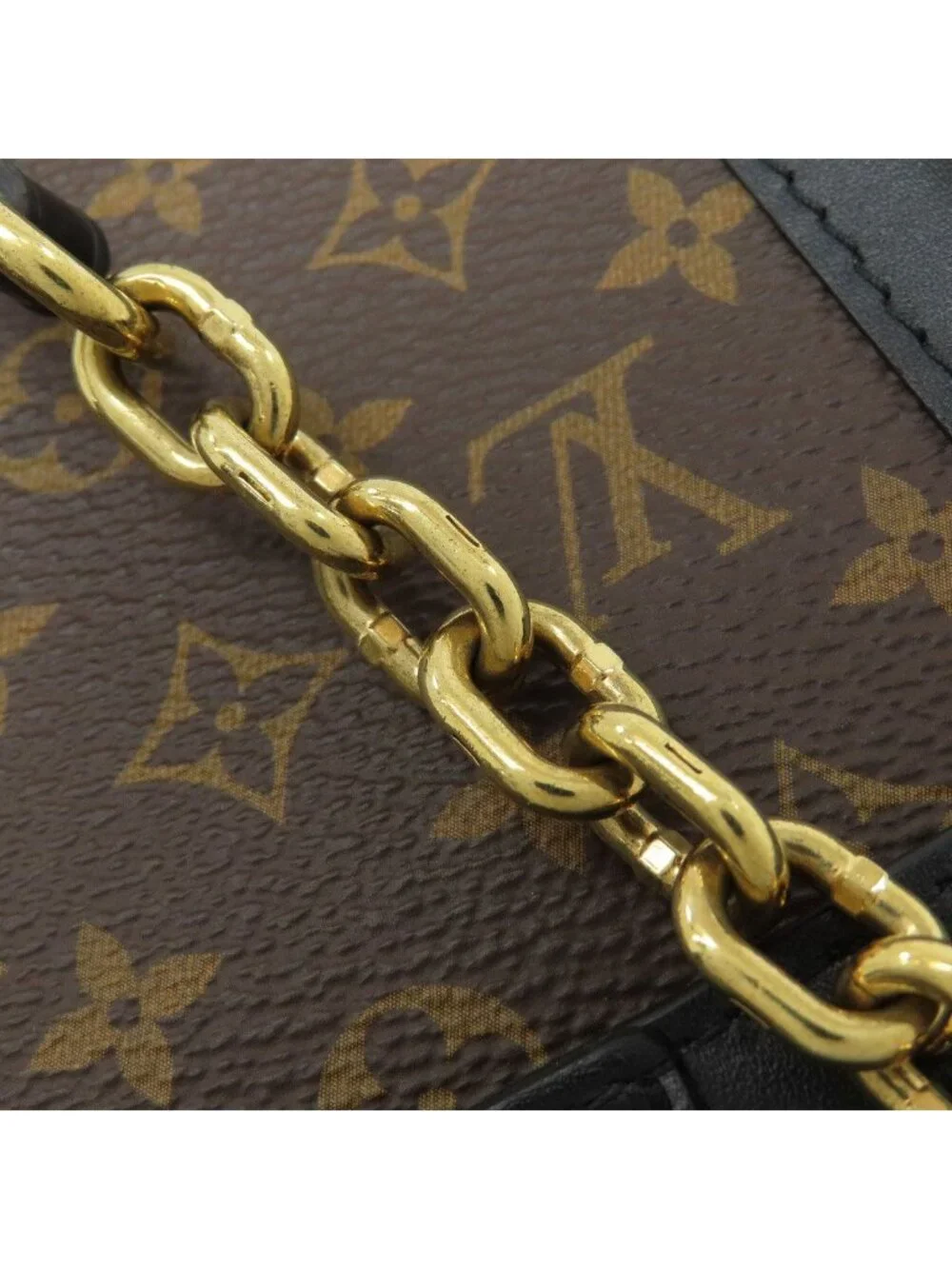 Louis Vuitton Pochette Trunk Vertical Shoulder Bag Monogram Canvas